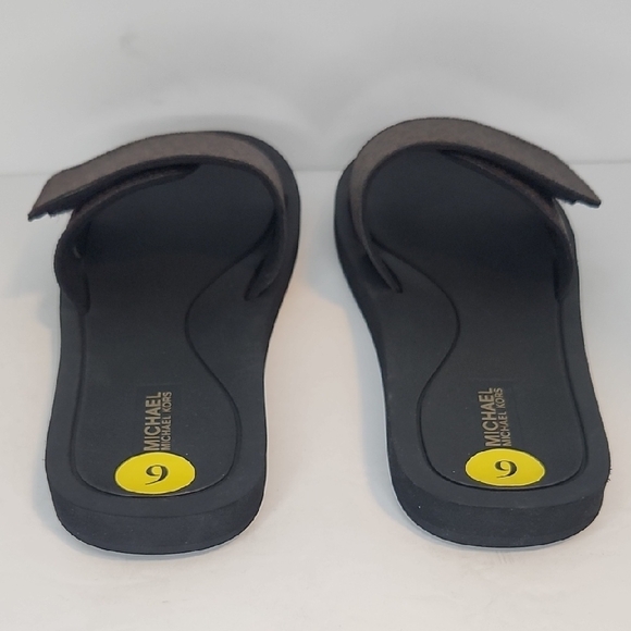 Michael Kors Brown Slide Sandals - Picture 4 of 7